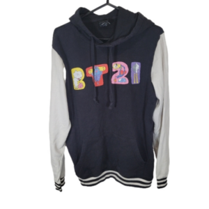 BT21 Pullover graphic hoodie colorblock BTS